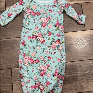 Posh Peanut Floral gown - Pink and Blue